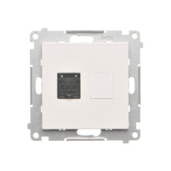 SIMON55 biały T61.01/111 Gn. 1x RJ45 kat.6