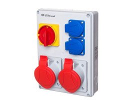 Rozdzielnica budowlana RB gniazda 2x32A/5 2x250V IP54 RSK-1 940004 ELEKTROMET