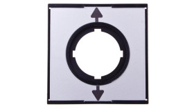 Tabliczka Opisowa Aluminium Kwadratowa Strzałki Góra/Dół M22-Xck3 290260