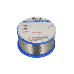 Spoiwo Sn63Pb36Ag1 1,0mm 0,25kg -- 14629