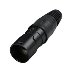 Rean RRE8F-Z-000-1 Socket RJ45 IP65 Nickel D-Housing Straight Mount