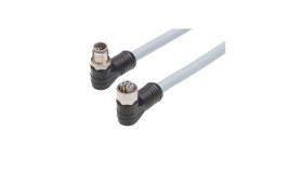 Kabel przemysłowy konfekcjonowany ze złączem Złącze M12 długość 15m Rodzaj A Żeńskie Złącze B Złącze M12