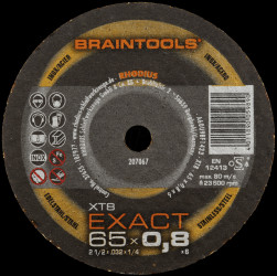207067 Mini cutting disc, stainless steel, 65 mm, 0.8 mm, XT8, 6 mm