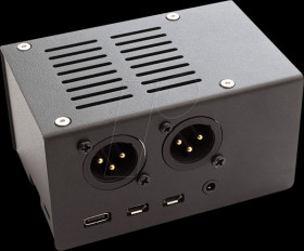 4260439550613 Housing for Raspberry Pi 4 &amp; HiFiBerry DAC+ pro XLR, sw