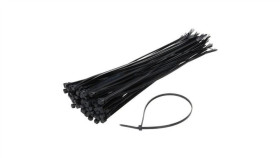 Opaska Kablowa Czarna 200*4.8Mm Uv Opak: 100Szt.