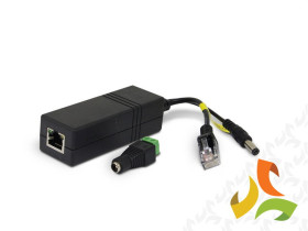 SPLITTER POE wydziela napięcie 12V DC z linii PoE GREON GR-SP1 ELFON
