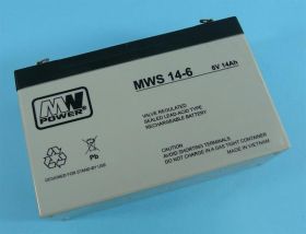 6V/14Ah 151x50x94 F1 MWS AKUMU.AGM