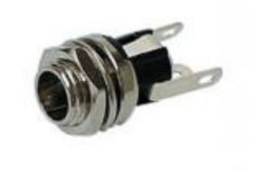 GNIAZDO 5,5/2,5 DO OBUDOWY MONTAŻOWE METALOWE (5 SZTUK) (ZLDC GN5525-MONTMET)