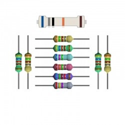 10x rezystor 680K tolerancja 1% moc 1/4W