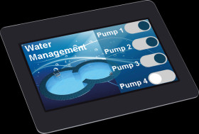 EA UNITFTS043-ATC Miniature touch panel 4.3" TFT, graphics, memory, PCAP touch