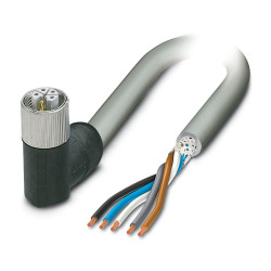 Kabel zasilający 5 Core Polichlorek winylu PVC Sheath Szary