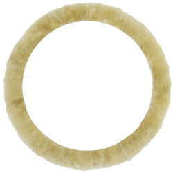 IWH 102712 Steering wheel cover Beige Sheep skin 350 x 350 x 40 mm