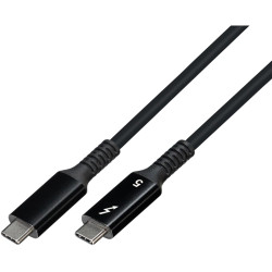 Connection cable, Thunderbolt 5 cable, USB plug type C to USB plug type C, 2 m, black, 4711-2,0M
