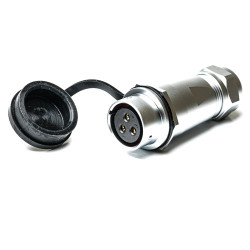 Złącze okrągłe 3-pinowe M20 Kabel Gniazdo RS PRO Żeńskie IP67 SF20