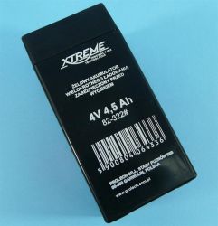 4V/4,5Ah 43x43x100mm XTREME AK.AGM