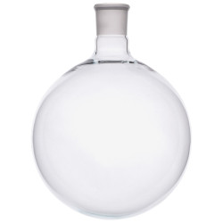 Glassco Jointed Round Bottom Glass Flask with Short Neck 3L, 34/35 Single
