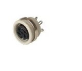 Gniazdo panelowe z śrubą blokującą żeńskie 3-pinowe 34 V AC/DC 4 A MAB 3100 S grau