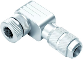 Jack, M12, 8 pole, screw connection, screw locking, angled, 99 1488 824 08