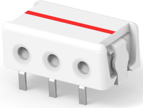 Connector, 3 pole, pitch 0.16 mm, straight, natural, 3-2106489-3