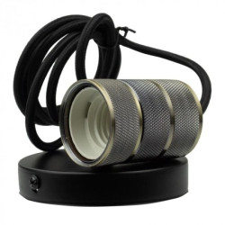 Oprawa sufitowa wisząca 2m E27 Brąz