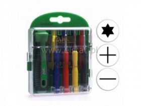 Komplet wkrętaków 8 części AKS6008