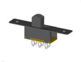 PRZEŁĄCZNIK SUWAKOWY 6 PIN ON-ON TNT