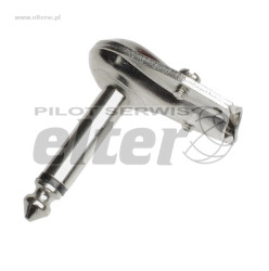 Wtyk Jack 6,3mm mono metalowy kątowy na śrubki