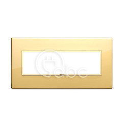 Ramka ozdobna Eikon Evo, 7M, Total Polished Gold, 21657.G09