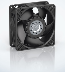 DC axial fan, 12 V, 80 x 80 x 32 mm, 56 m³/h, 33 dB, ball bearing, ebm-papst 8312 NN