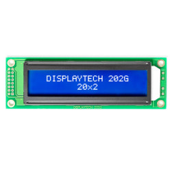 Wyświetlacz monochromatyczny LCD, , Alfanumeryczny, Displaytech