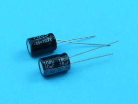 10uF/100V 100SZT 6x11 105° LEA ELKO