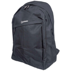 Manhattan 440585 Knappack Backpack 14.1", Black, LOW COST, Lightweight, Interna