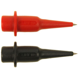 Cliff FCR19505RB Short test probe, 1KV, CAT II,I 10A, for shrouded 4mm plug