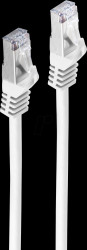 BS75520-W patch cable, Cat.7 raw cable, PIMF, LSZH, white, 10 m