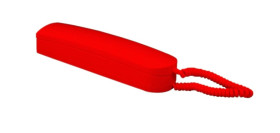 Domofon słuchawkowy unifon LM-8/W-5 SOFT czerwony