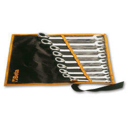 Zestaw kluczy z grzechotką Zestaw kombinacji grzechotki BETA 8 mm, 10 mm, 11 mm, 12 mm, 13 mm, 14 mm, 15 mm, 17 mm, 19