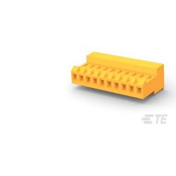 TE Connectivity 1-640426-0 10P Female Connector Closed No Tabs Orange 18AWG