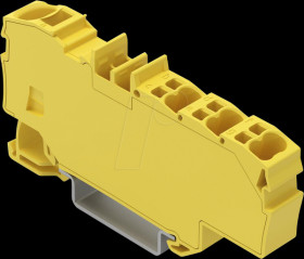 2006-8036 Distribution terminal 1x 6 mm²/6x 1.5 mm², yellow