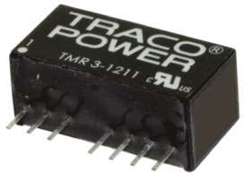 Przetwornica DC-DC, 3W, Uwe 4,5 → 9 V DC, Uwy 3.3V dc, Iwy 700mA, TRACOPOWER