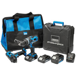 Draper 40448 Storm Force&#xAE; 20V Cordless Impact Kit (7 Piece)