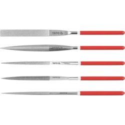 Pilniki diamentowe, iglaki 5x180x70 mm, kpl. 5 szt. - Yato YT-6156