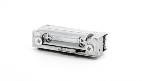 Elektrozaczep Hartte XS12UW-B wąski z wyłącznikiem i wzmocnioną sprężyną 12V AC/DC