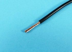 LIFY-0,50mm BLACK PRZEWÓD ELAST.100mb