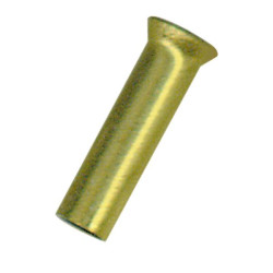 Vogt Verbindungstechnik 450108.60 Końcówka rurkowa 4501/8 Ms blank 0.5 x 8, bez izolacji, 0.50 mm² x 8 mm, 1000 szt.