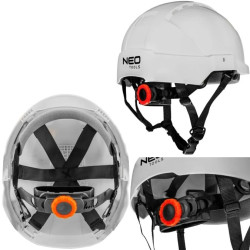 Kask ochronny przemysłowy do pracy na wysokościach biały NEO 97-210