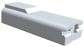 Obudowa do konektorów zaciskanych Wtyczka -pinowe Naturalny 22.9mm
