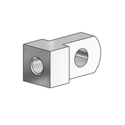 Pojedyncze połączenie sworzniowe SMC do Siłownik Strzemię montowane na pręt CG5-S