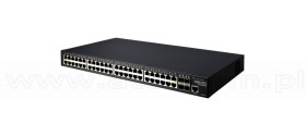 Edge-corE ECS2100-52T, Switch zarządzalny, 48x 10/100/1000 RJ-45, 4 zintegrowane porty 1G SFP, 19"