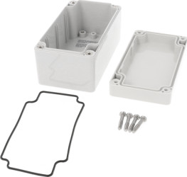 PC enclosure, (L x W x H) 119 x 66 x 61 mm, gray (RAL 7046), IP66, 1554D2GY