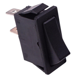 Black Off-(On) Momentary Rocker Switch 30 x 11mm SPST 16A